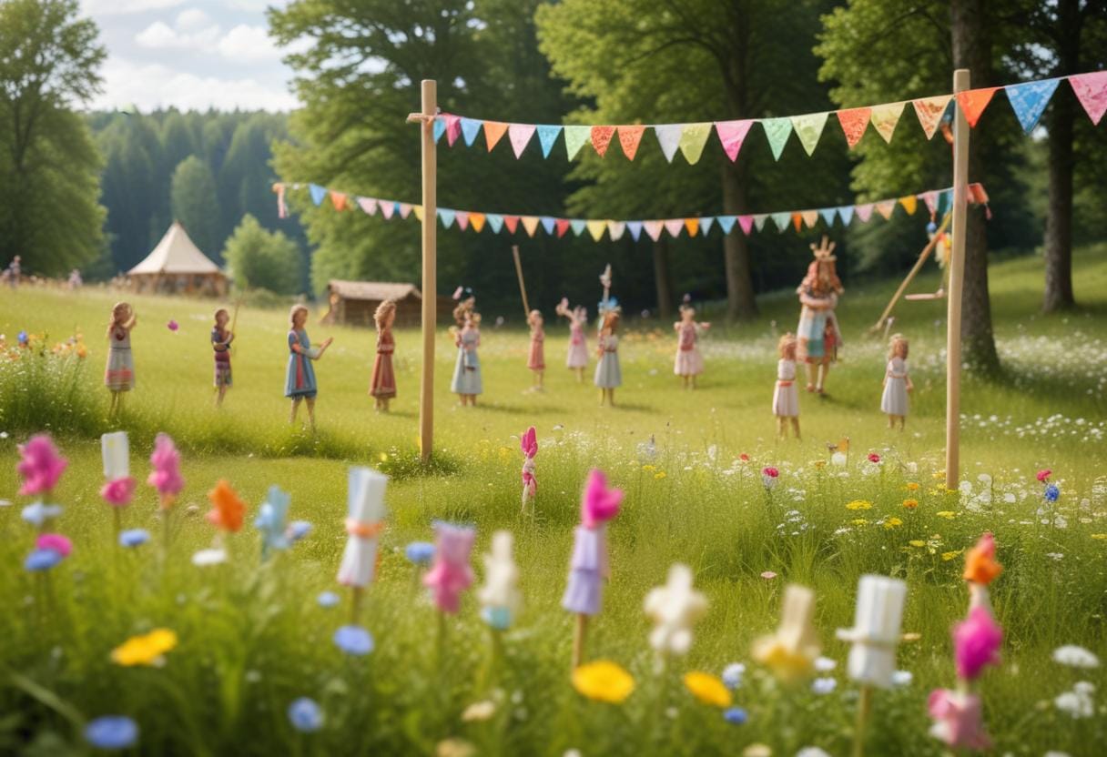Midsommarlekar illustration